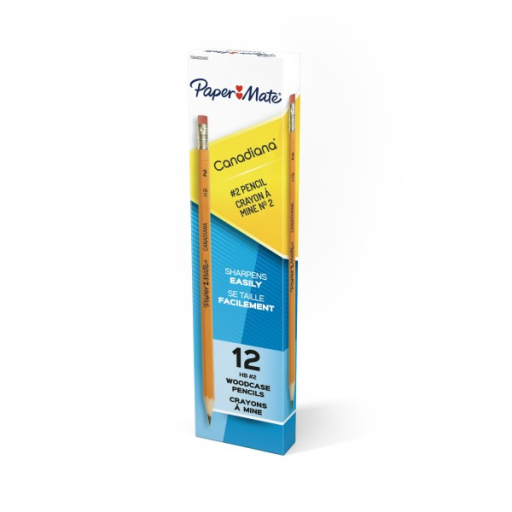 Paper Mate Canadiana Woodcase Pencils, HB #2, 12 Count