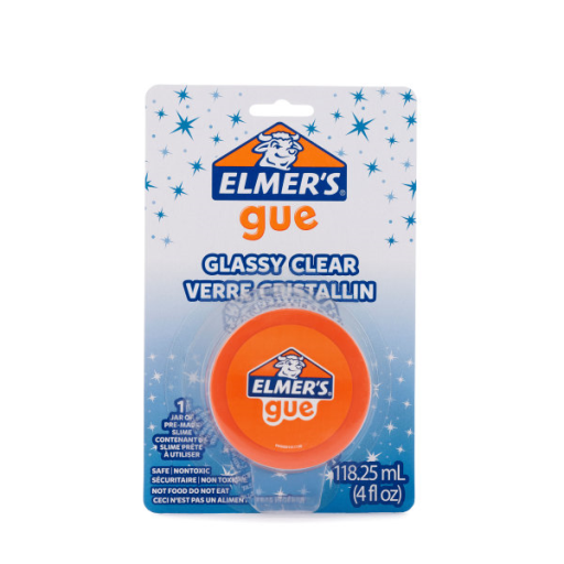 Elmer's Gue Premade Slime, Glassy Clear Slime, Great for Mixing in Add-ins, 1 Count