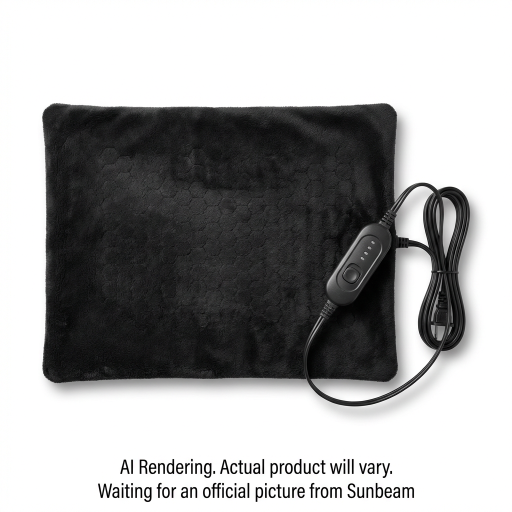 Sunbeam AdvancedHeat Standard-Sized Heating Pad, Sunbeam Heating Pad for Tough Pain Relief