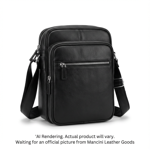 DOUBLE TOP ZIPPER MEN'S BAG