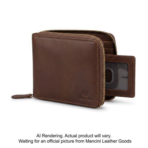 Men?s Zip Wallet w/ Removable Case