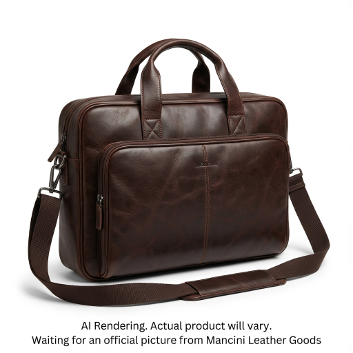 Triple Compartment Briefcase