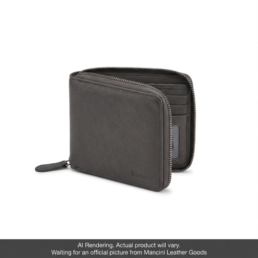 Zippered RFID Billfold w/ Passcase