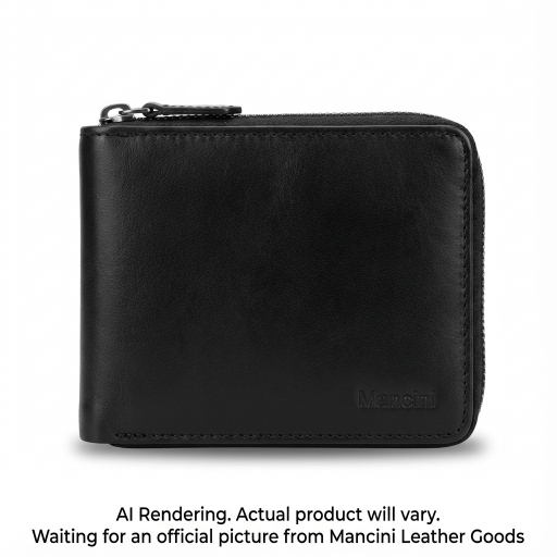 ZIPPERED WALLET REMOVABLE PASSCASE