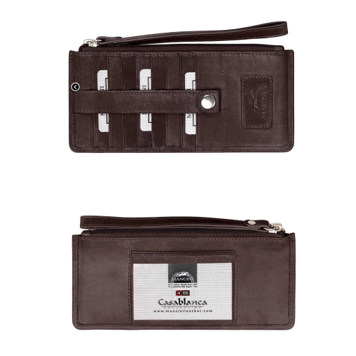 Ladies? Wristlet Brown