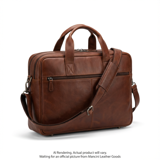 Triple Compartment Briefcase