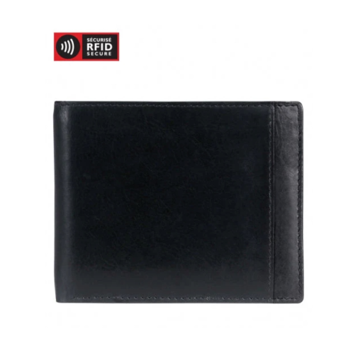 Casablanca Men?s Billfold with Removable Passcase Black