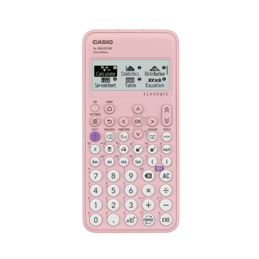 Casio FX-9910CW PINK AAA Power Scientific Calculator