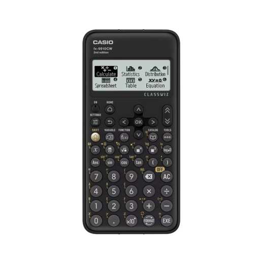 Casio FX-9910CW BLACK AAA Power Scientific Calculator