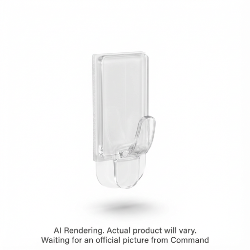 Medium, Clear, 1 Hook and 1 Strip