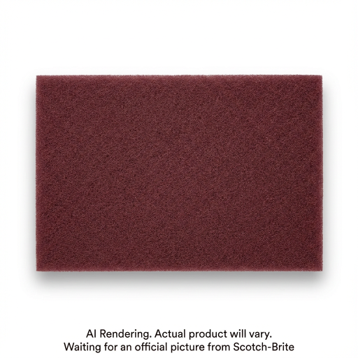 Scotch-Brite? Surface Preparation Pad Plus, SPPP14x20, maroon, 14 in x 20 in (35.56 cm x 50.8 cm), 5 per case