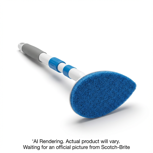 Scotch-Brite? Non-Scratch Extendable Tub and Tile Scrubber, 1/Pack