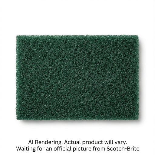 Scotch-Brite? Medium Duty Scouring Pad No.97, H-97, 152 mm x 229 mm (6 in x 9 in)