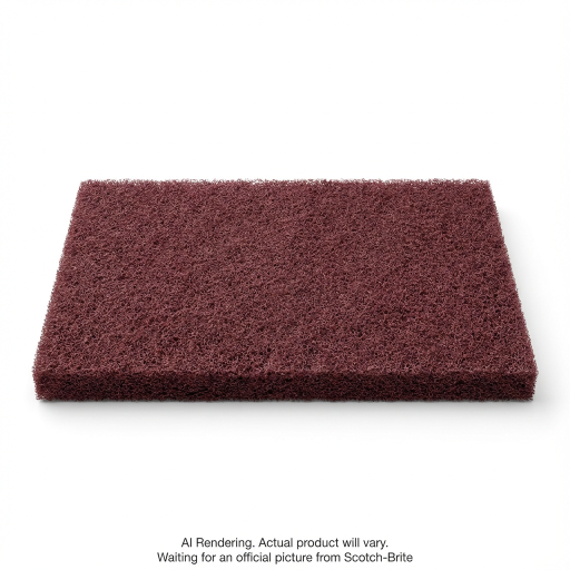 Scotch-Brite? Surface Preparation Pad Plus, SPPP14x28, maroon, 14 in x 28 in (35.56 cm x 71.12 cm), 5 per case