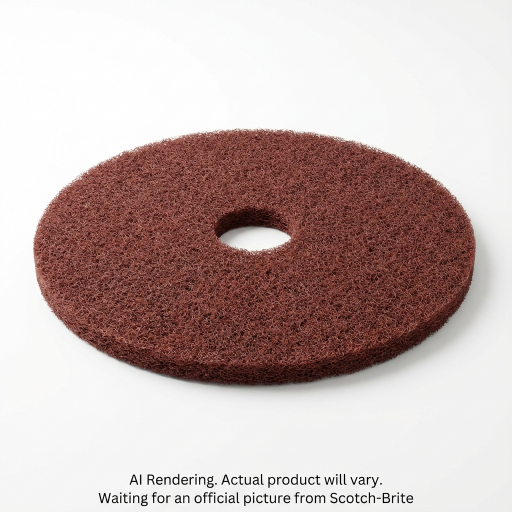 Scotch-Brite? Sienna Diamond Floor Pad Plus, 20 in (508 mm), 5/Case