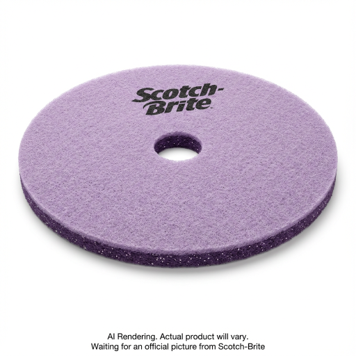 Scotch-Brite? Purple Diamond Floor Pad Plus, F-PURPLE-27, 685 mm (27 in)
