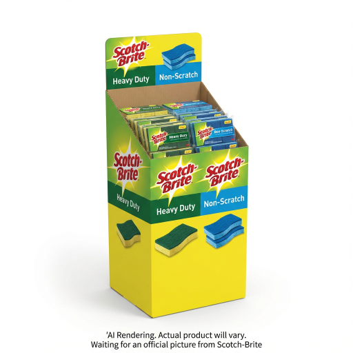 Scotch-Brite? Heavy Duty & Non-Scratch 3pk Dumpbin Display