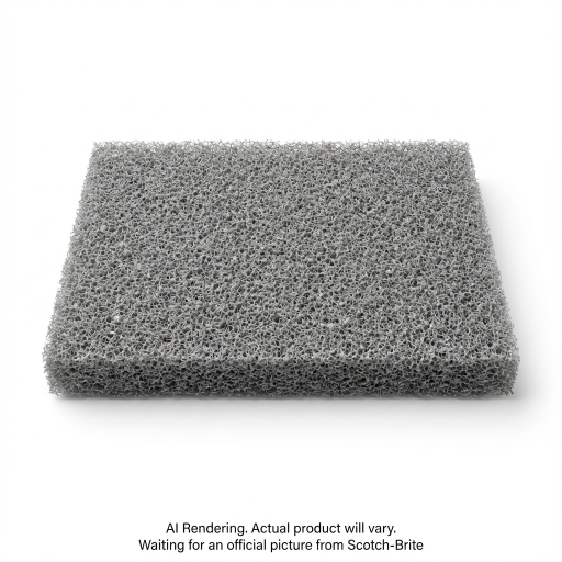 Scotch-Brite? Griddle Polishing Pad, H-46-4X5.25, 100 mm x 130 mm (3.9 in x 5.1 in )