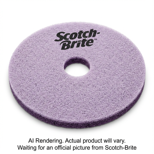 Scotch-Brite? Purple Diamond Floor Pad Plus, F-PURPLE-14, 355 mm (14 in)