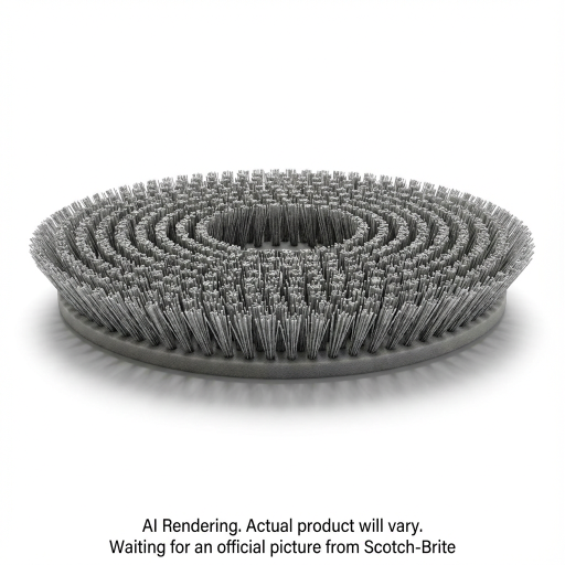 Scotch-Brite? Diamond Floor Brush 1000, 20 in (508.0 mm), 2/Case