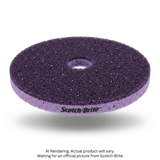 Scotch-Brite? Purple Diamond Floor Pad Plus, F-PURPLE-20, 508 mm (20 in)