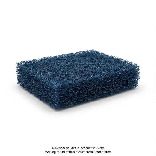 Scotch-Brite? Extra Heavy Duty Pot 'N Pan Scour Pad 88, Dark Blue, 3.5 in x 5 in (88.9 mm x 127 mm), 10 Per Box