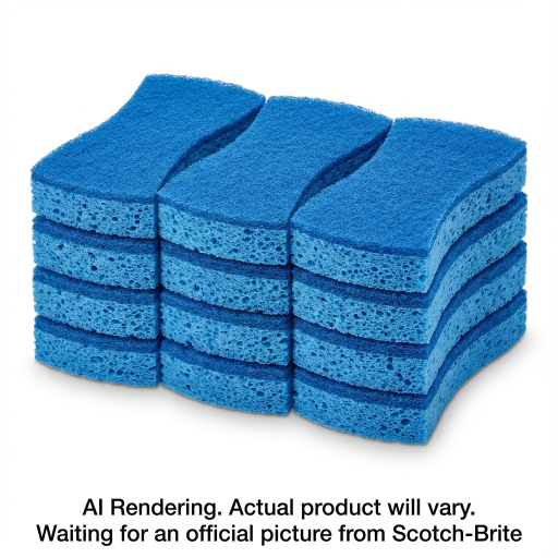 Scotch-Brite? Non-Scratch Scrub Sponge, 9/pack