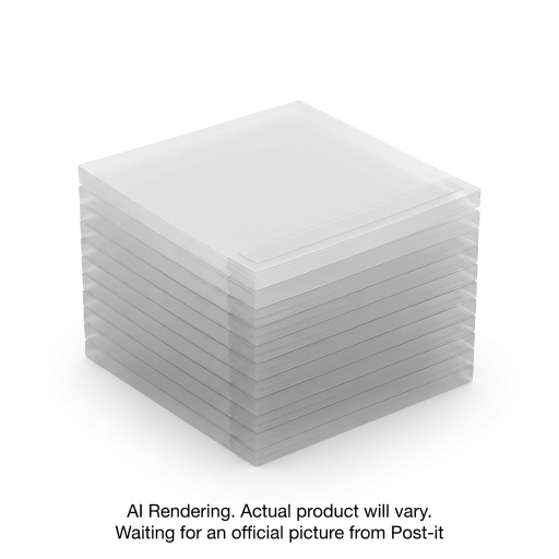 Transparent Notes 600-TRSPT-10PK