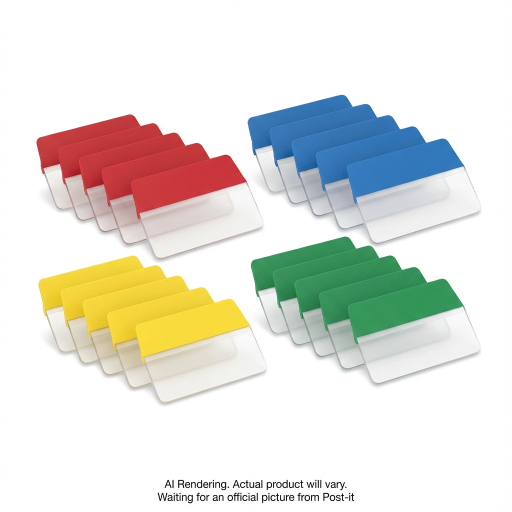 Filing Tabs 2" Angled 4 pads Primry