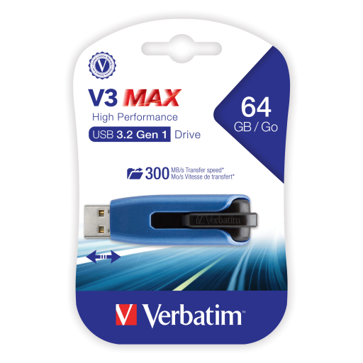 Verbatim 64GB V3 Max USB 3.0 Drive