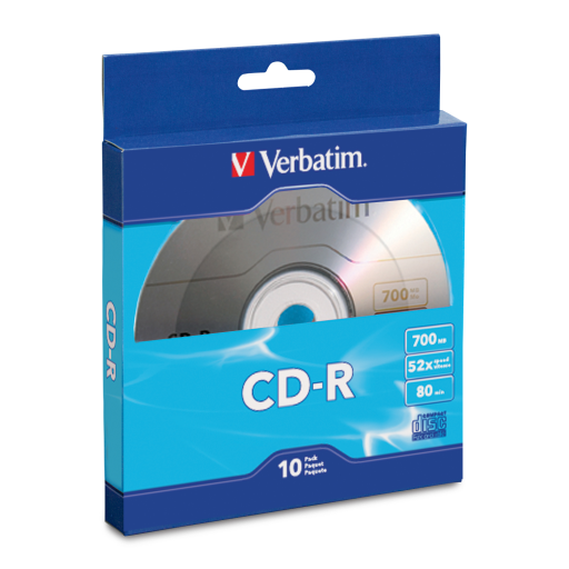 Verbatim CDR 80/700 52X VRB 10PK BULK RETAIL BOX