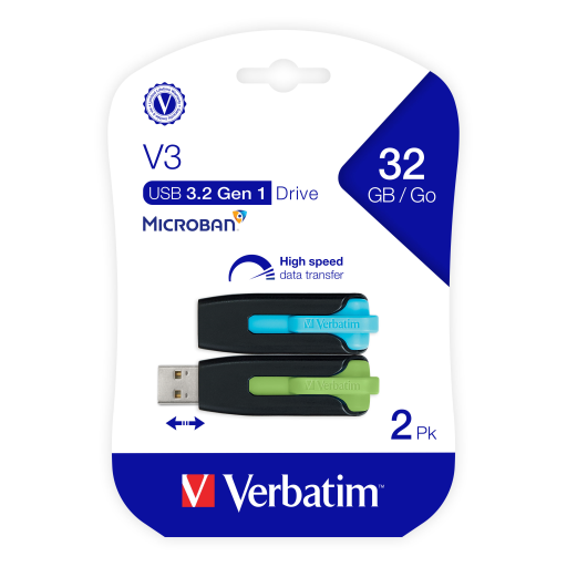 Verbatim 32GB V3 SnG V3 USB 3.0 2PK