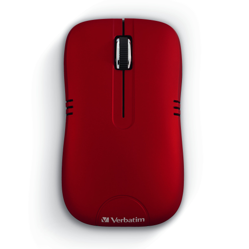 Verbatim Wireless Opt. Mouse, Commuter - Red