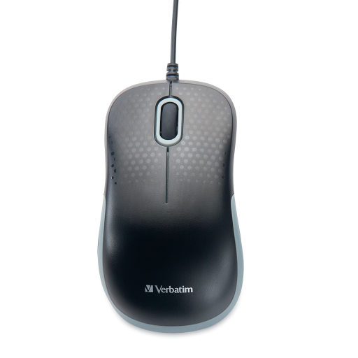Verbatim Silent Wired Optical Mouse USB-C - Black