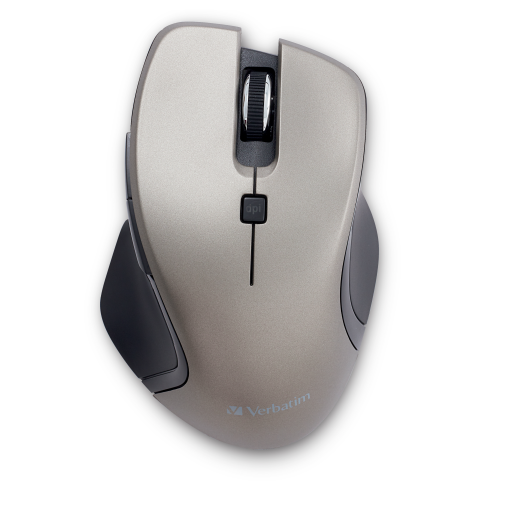 Verbatim USB-C Wireless Blue LED Mouse - Graphite