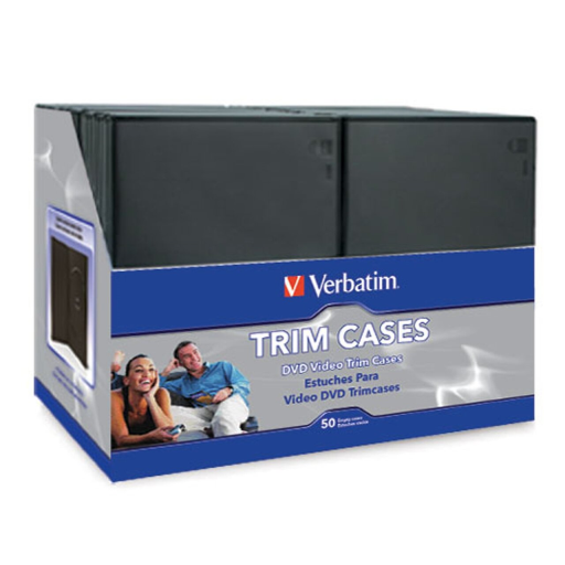 Verbatim CD/DVD VIDEO TRIMCASE VBTM 50PK -NO TRAY