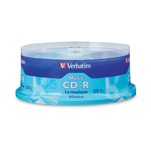 Verbatim AUDIO CDR 80/700 40X VRB 25PK SP