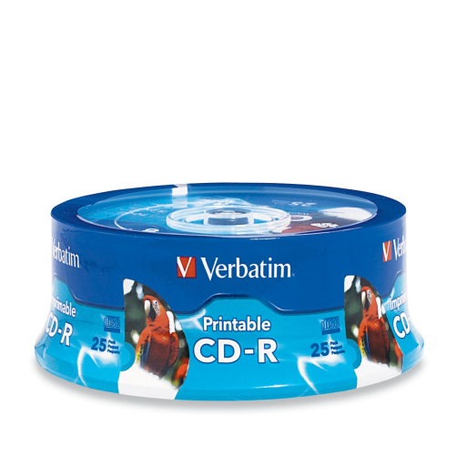 Verbatim CDR 80/700 52X VRB WHT IJ HUB SB 25PK SP