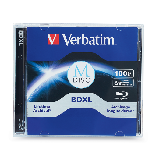 Verbatim MDISC BDXL 100G 6X VRB WHT 1JC OPP