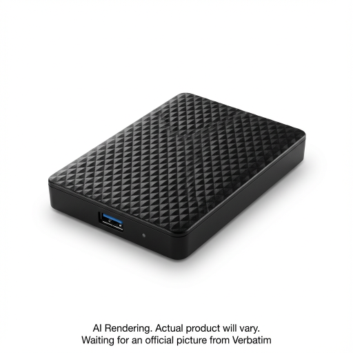 Verbatim 4TB Store'n'Go Portable Hard Drive GEN2 USB 3.0 Black (15mm)