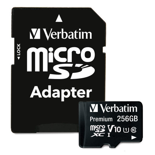 Verbatim 256Gb Prem microSDXC UHS-I V10Cls10 ada