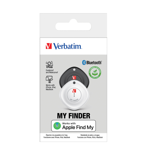 Verbatim My Finder Bluetooth 2pk Blk/Wht