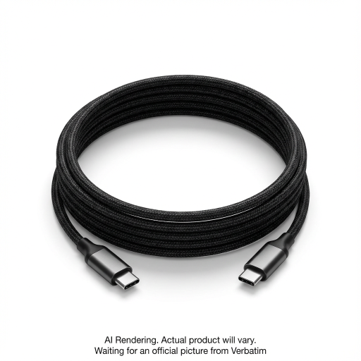 Verbatim Sync & Charge USB C to USB C 100W Magnetic 120 cm - Black