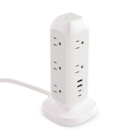 Verbatim US Power Tower 11 AC/2 USB-C/2 USB-A