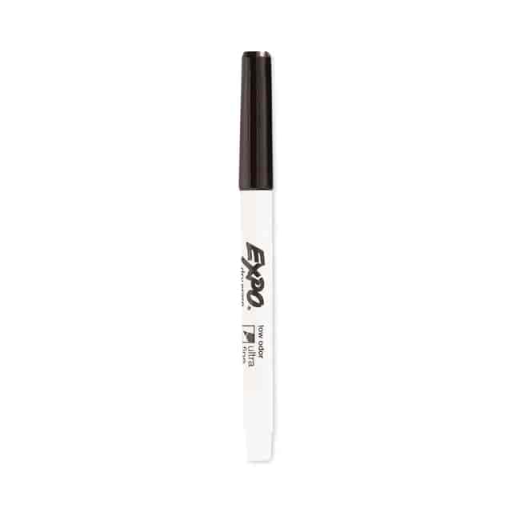 EXPO Dry Erase Marker, Low Odour Ink, Black, Ultra Fine Tip, 1 Unit