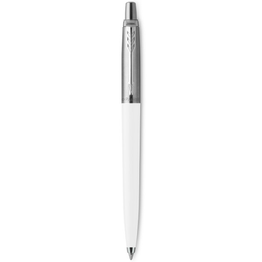 Parker Jotter Originals Ballpoint Pen, Classic White Finish, Medium Point, Blue Ink
