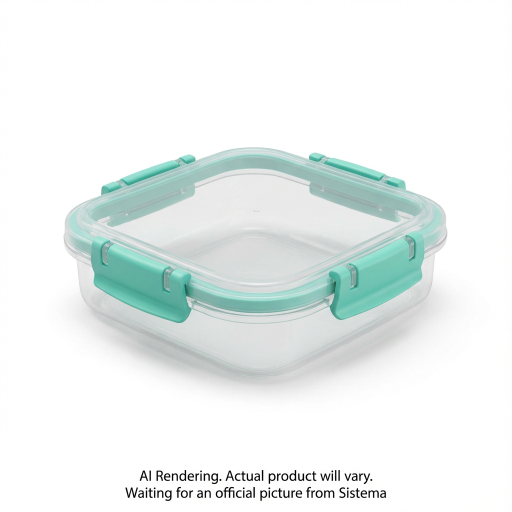 Sistema Sandwich Box To Go Lunch Box, 450 mL, Colour May Vary, 1 Pack