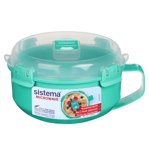 Sistema Microwave Breakfast Bowl, 850 mL, Colour May Vary, 1 Pack