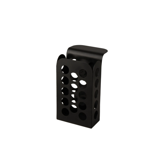 Cutlery basket, black stainless steel
