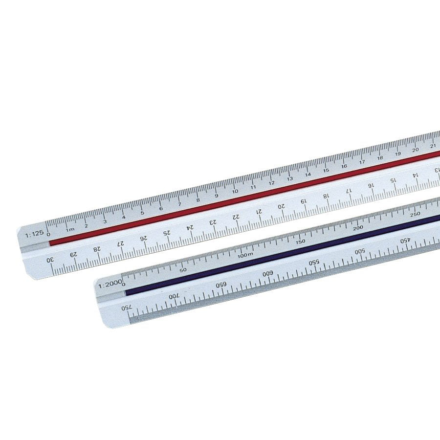 Triangular reduction scale